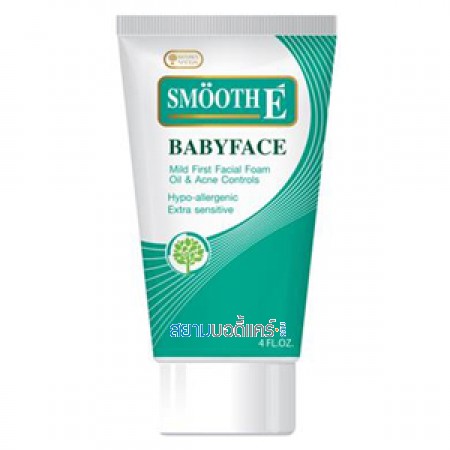 Smooth E Mild First Facial Foam Acne & Oil Controls 4oz..