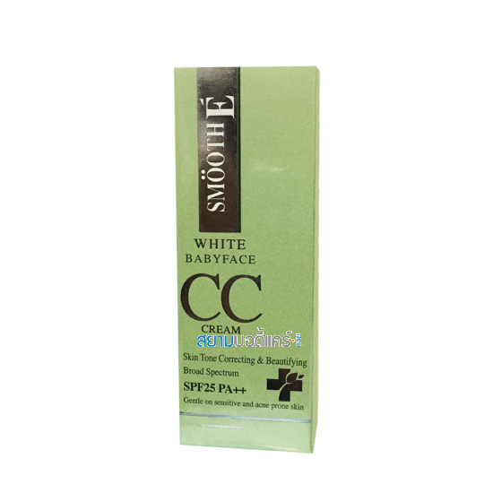 Smooth E White Babyface CC Cream SPF25 PA++ 30g.