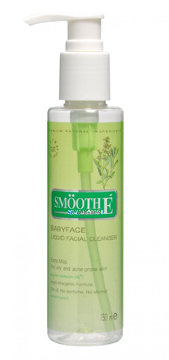 Smooth E Baby Face Liquid Facial Cleanser 150 ml.