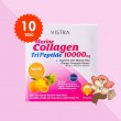 VISTRA Marine Collagen TriPeptide 10000 mg Orange Pineapple Flavour บรรจุ 10 ซอง