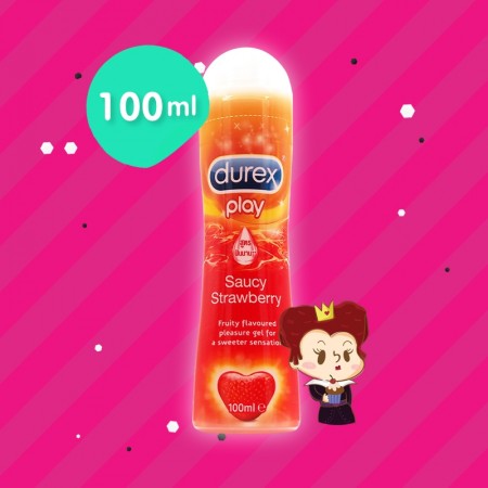 Durex Play Saucy Strawberry บรรจุ 100 ml
