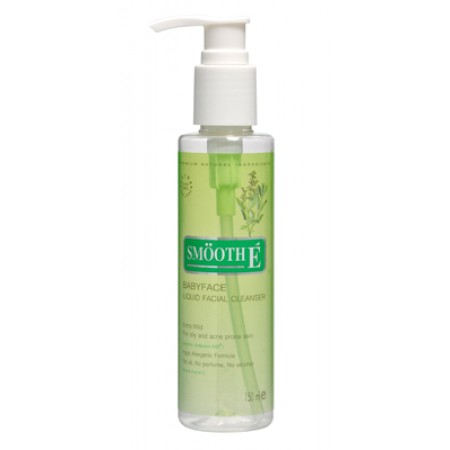 Smooth E Baby Face Liquid Facial Cleanser 150 ml.