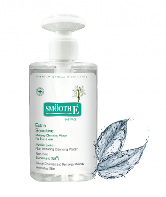 Smooth E Extra Sensitive Makeup Cleansing Water 300 ml.