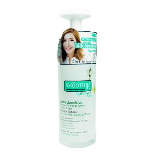 Smooth E Extra Sensitive Makeup Cleansing Water 200 ml.