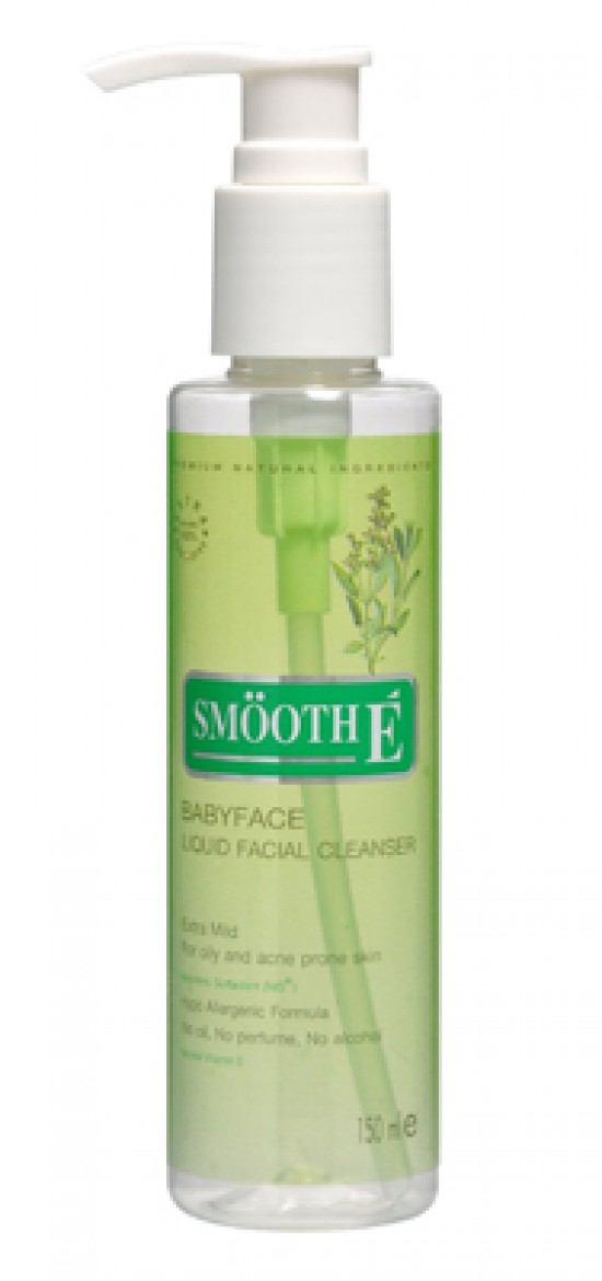Smooth E Baby Face Liquid Facial Cleanser 150 ml.