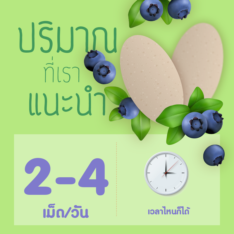 Blackmores Bilberry 2500 mg. 60 เม็ด แบลคมอร์ส บิลเบอร์รี่ 2500 มก.