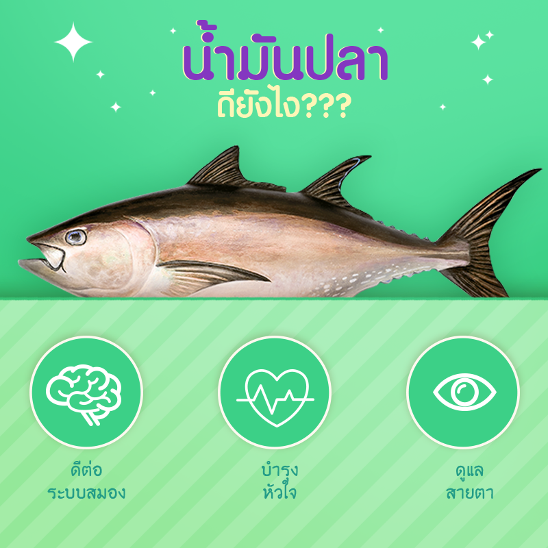 Vistra TUNA Fish Oil HiDHA 500 mg. 30 Capsules